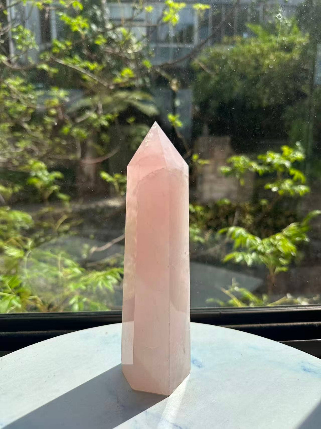 Moon Rituals - Large Rose Quartz Tower | Natural Pink Crystal Point for Love & Healing #8