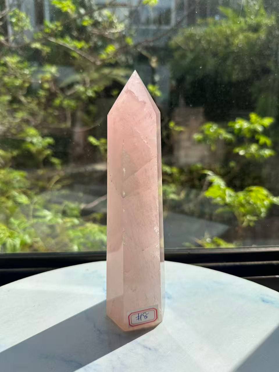 Moon Rituals - Large Rose Quartz Tower | Natural Pink Crystal Point for Love & Healing #8