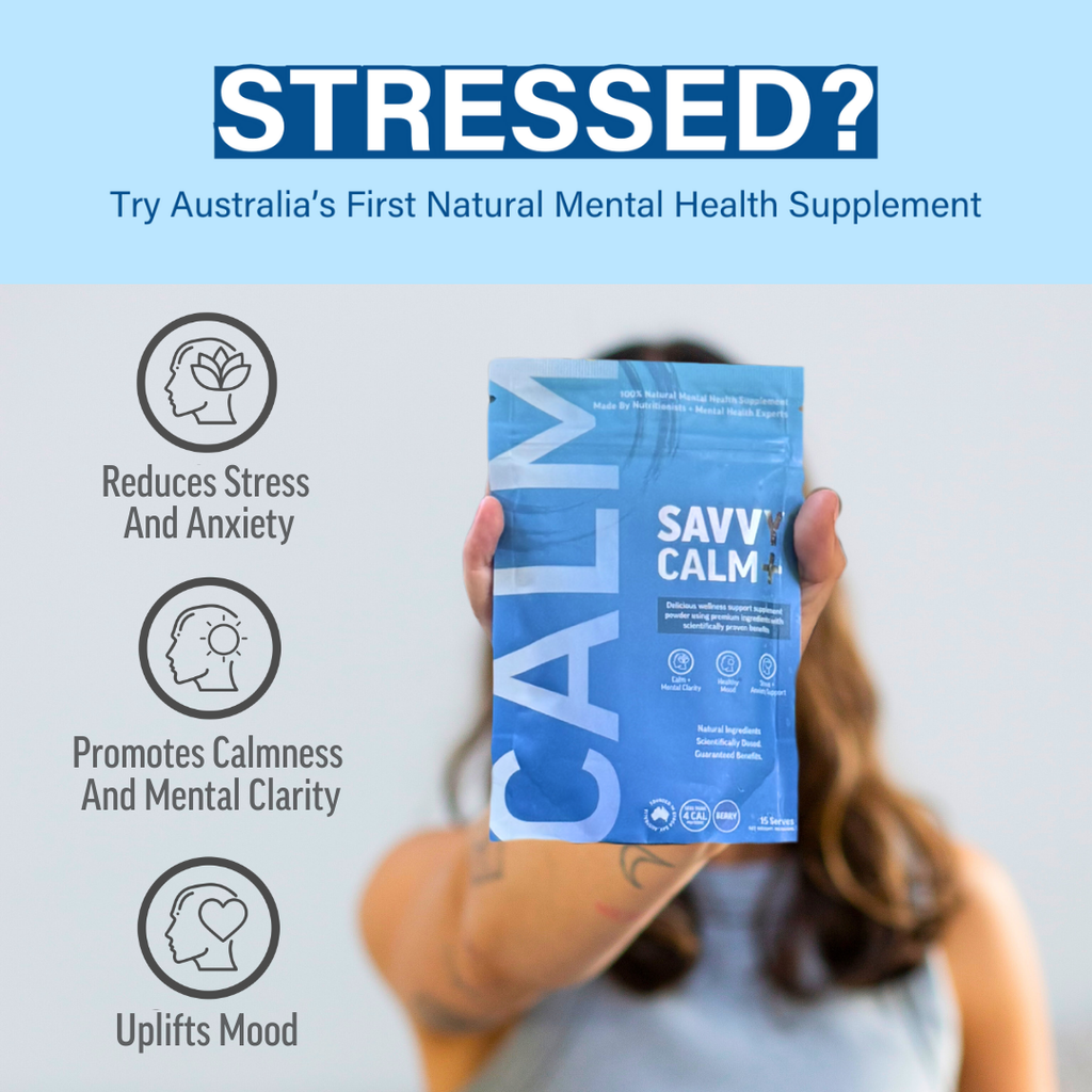 SAVVY BEVERAGES - Functional Calm+ Water - Mental Health Supplement: The Calmest Fortnight