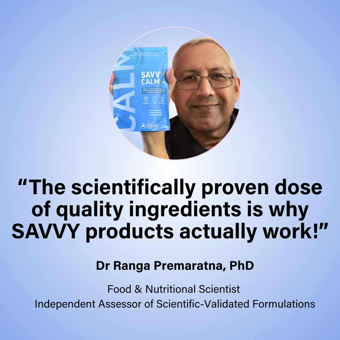 SAVVY BEVERAGES - Functional Calm+ Water - Mental Health Supplement: The Calmest Fortnight