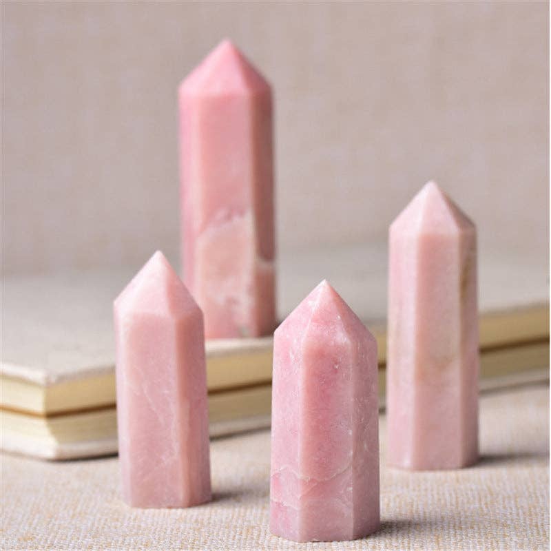 Moon Rituals - Pink Opal Tower - Emotional Healing: 7-8cm