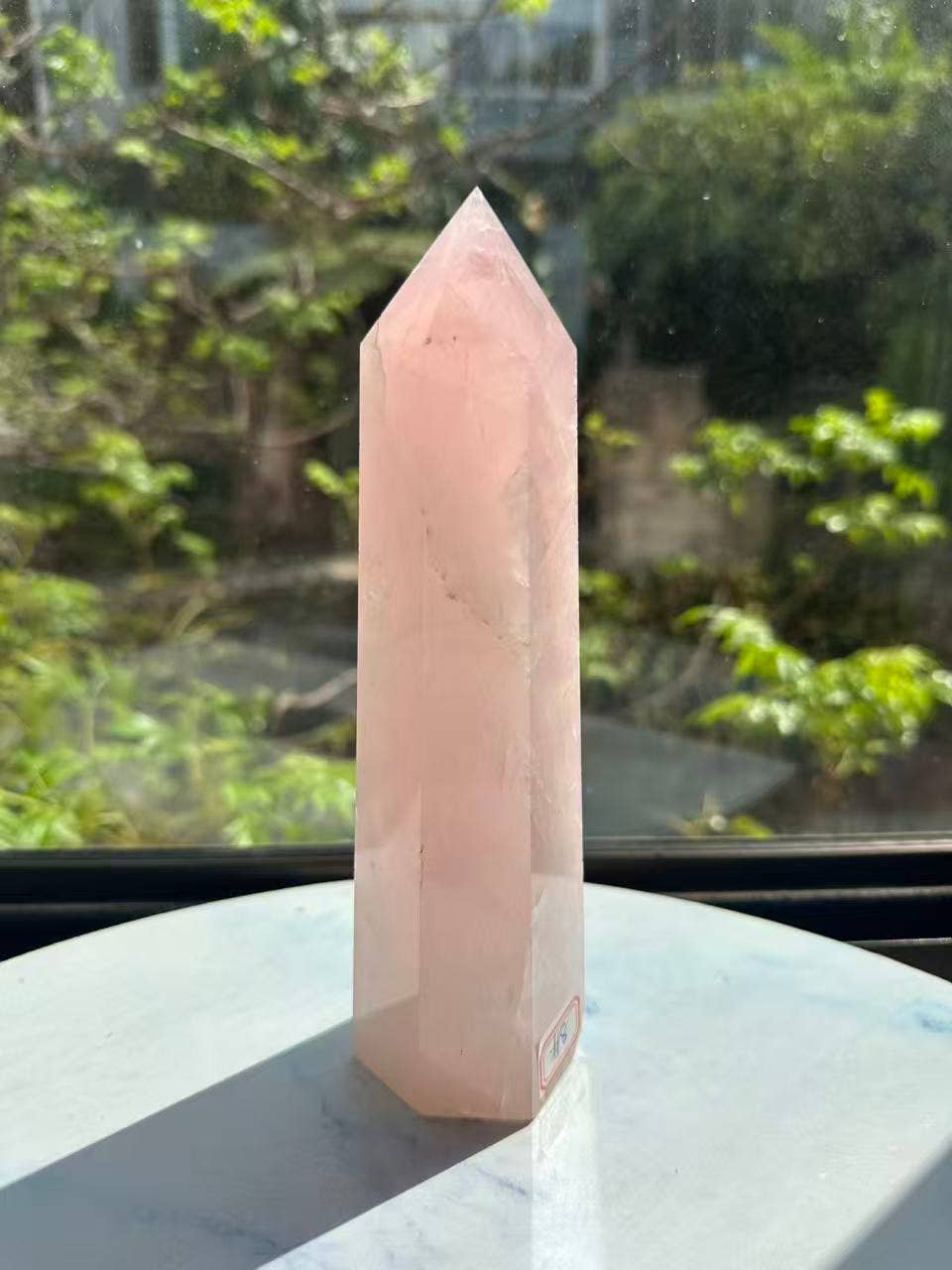Moon Rituals - Large Rose Quartz Tower | Natural Pink Crystal Point for Love & Healing #8