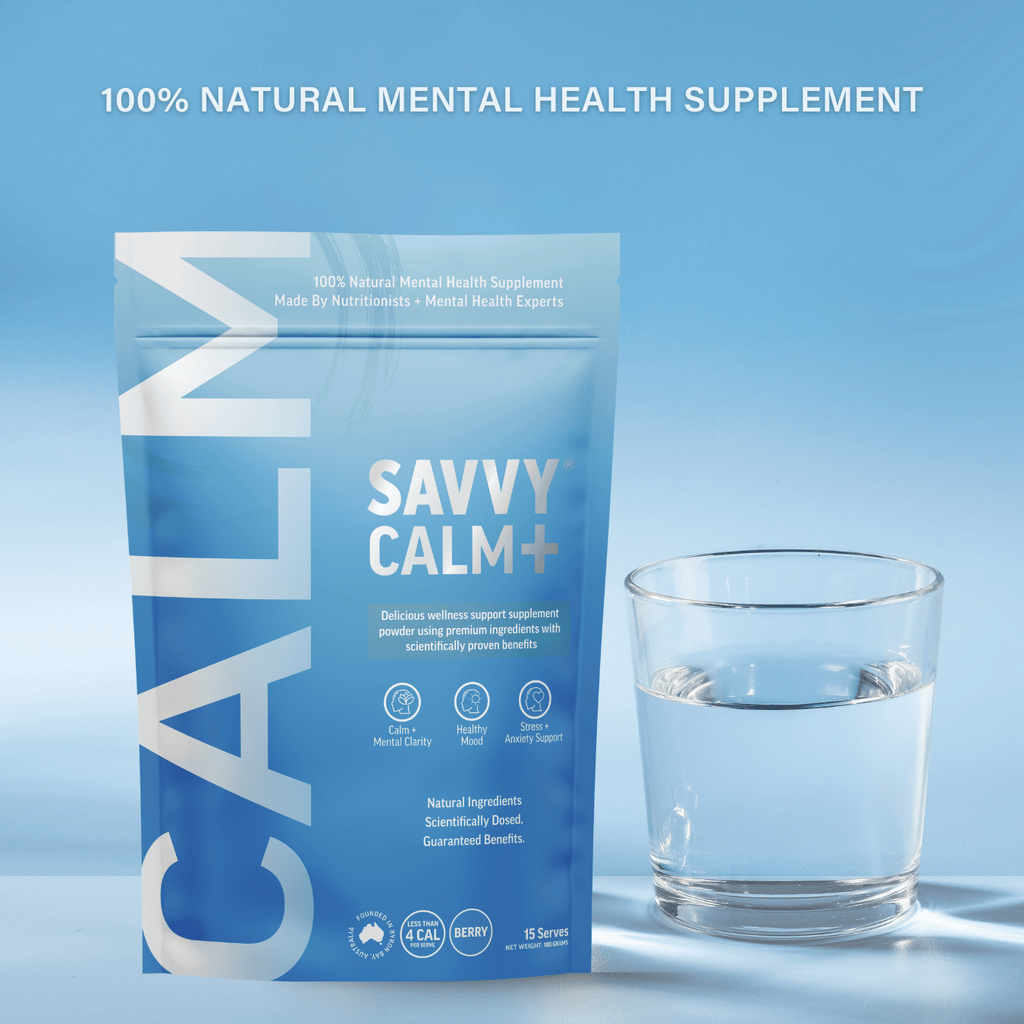 SAVVY BEVERAGES - Functional Calm+ Water - Mental Health Supplement: The Calmest Fortnight