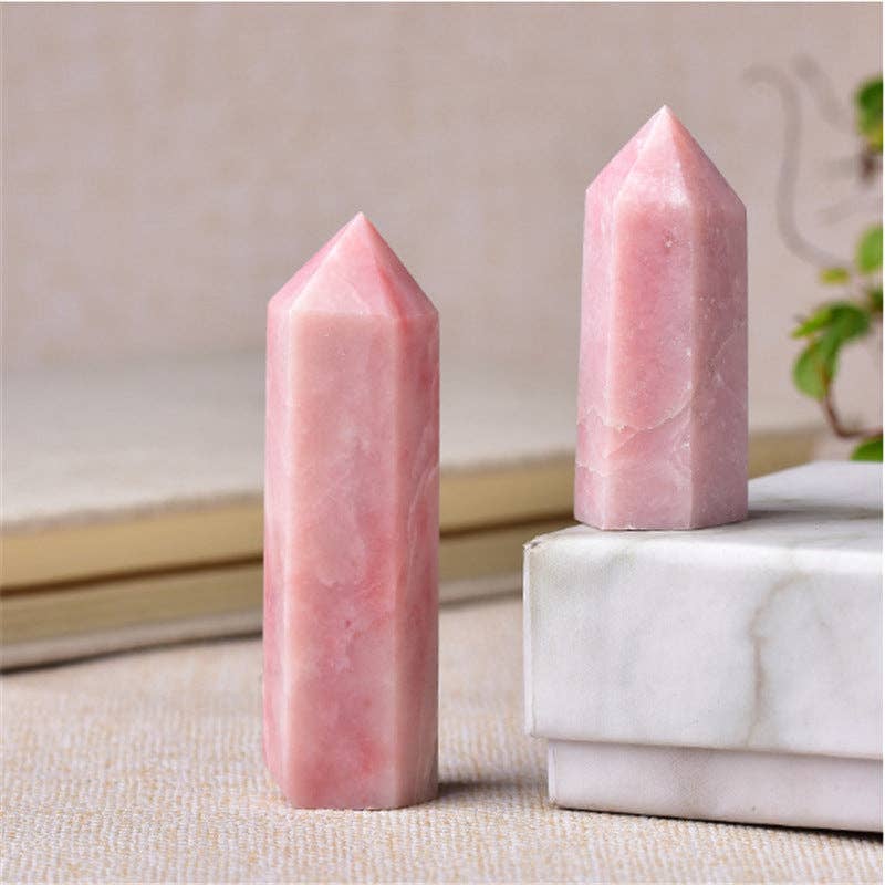 Moon Rituals - Pink Opal Tower - Emotional Healing: 7-8cm
