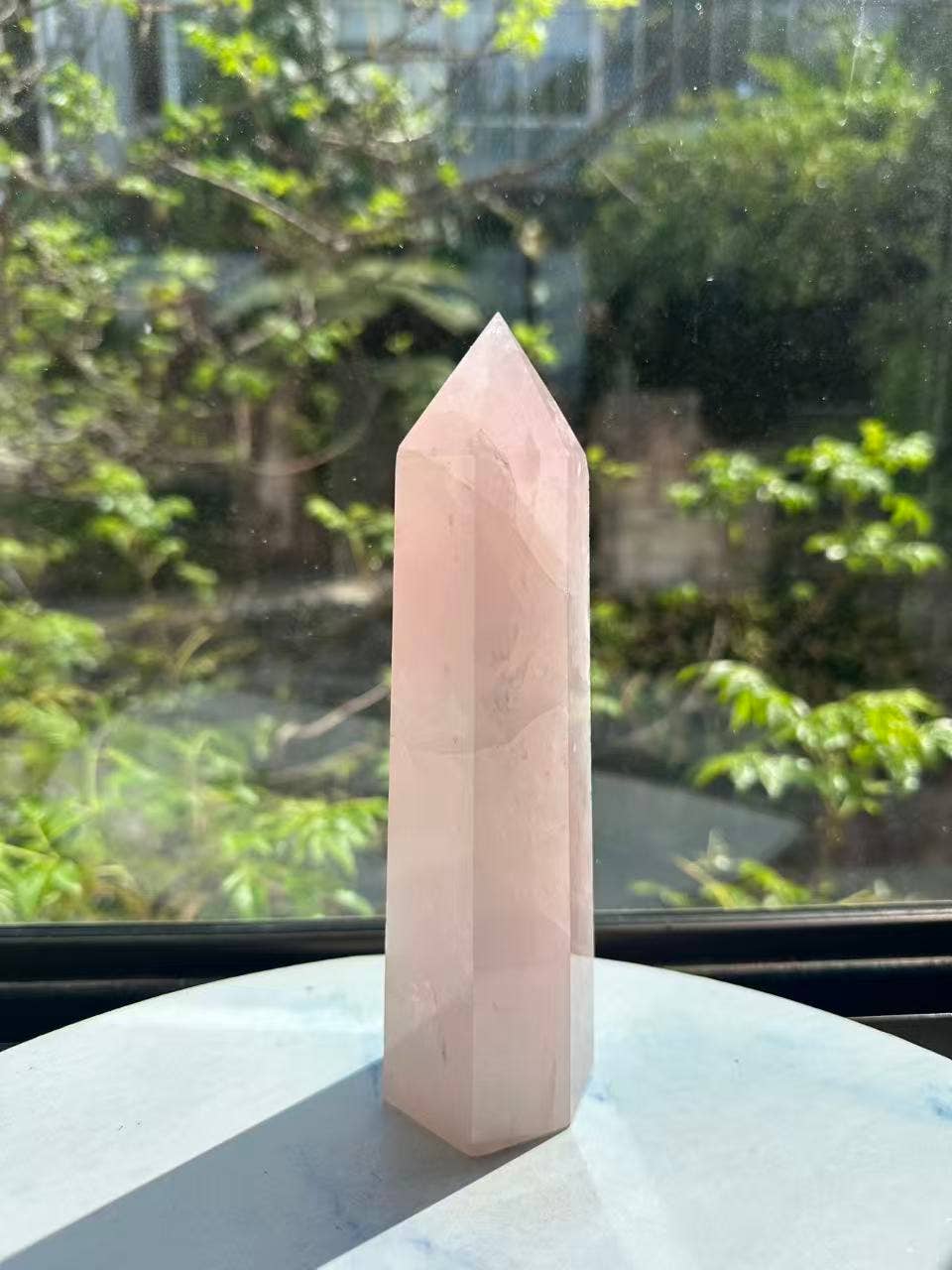 Moon Rituals - Large Rose Quartz Tower | Natural Pink Crystal Point for Love & Healing #8