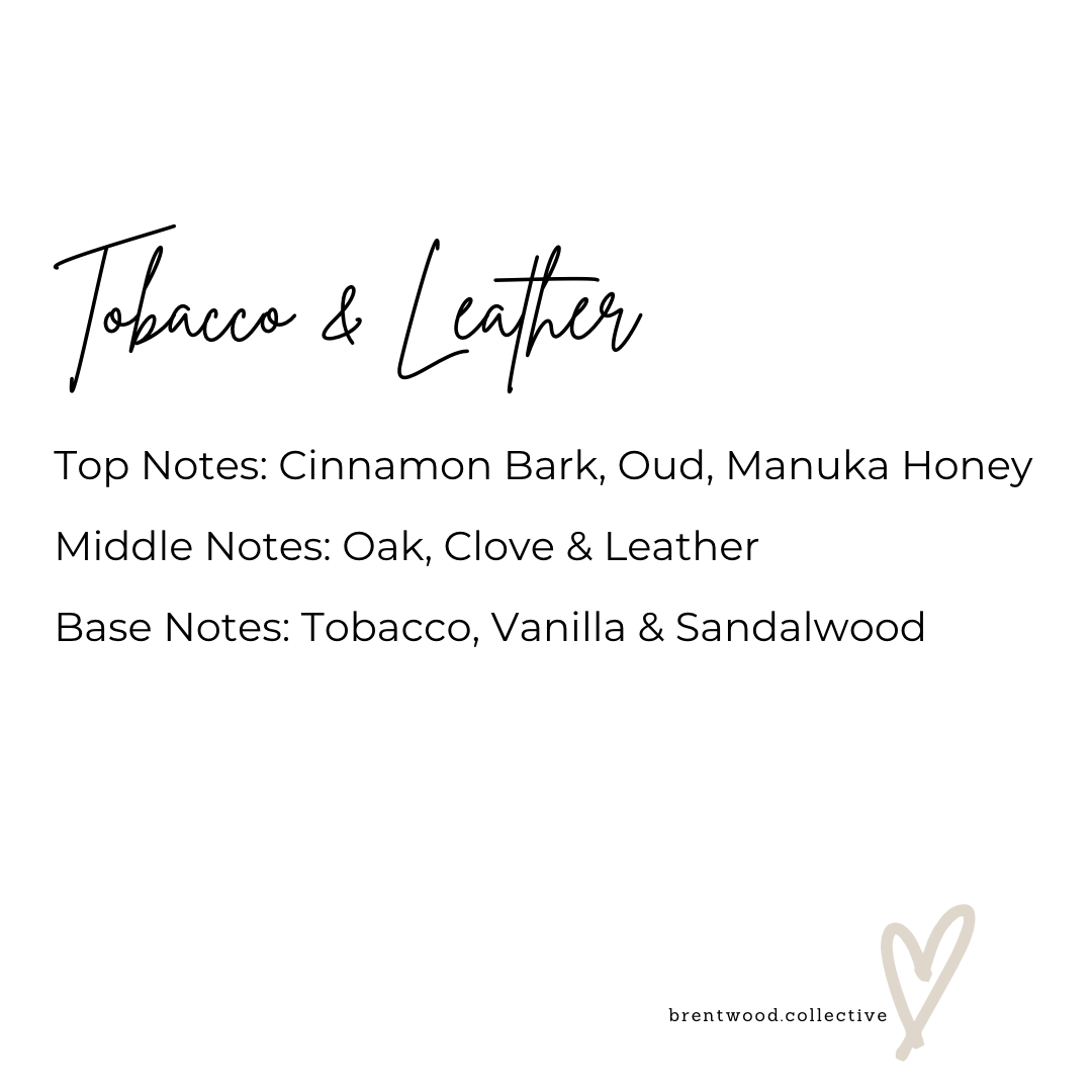 Brentwood Collective - Tobacco & Leather | Candle