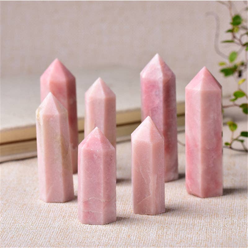 Moon Rituals - Pink Opal Tower - Emotional Healing: 7-8cm