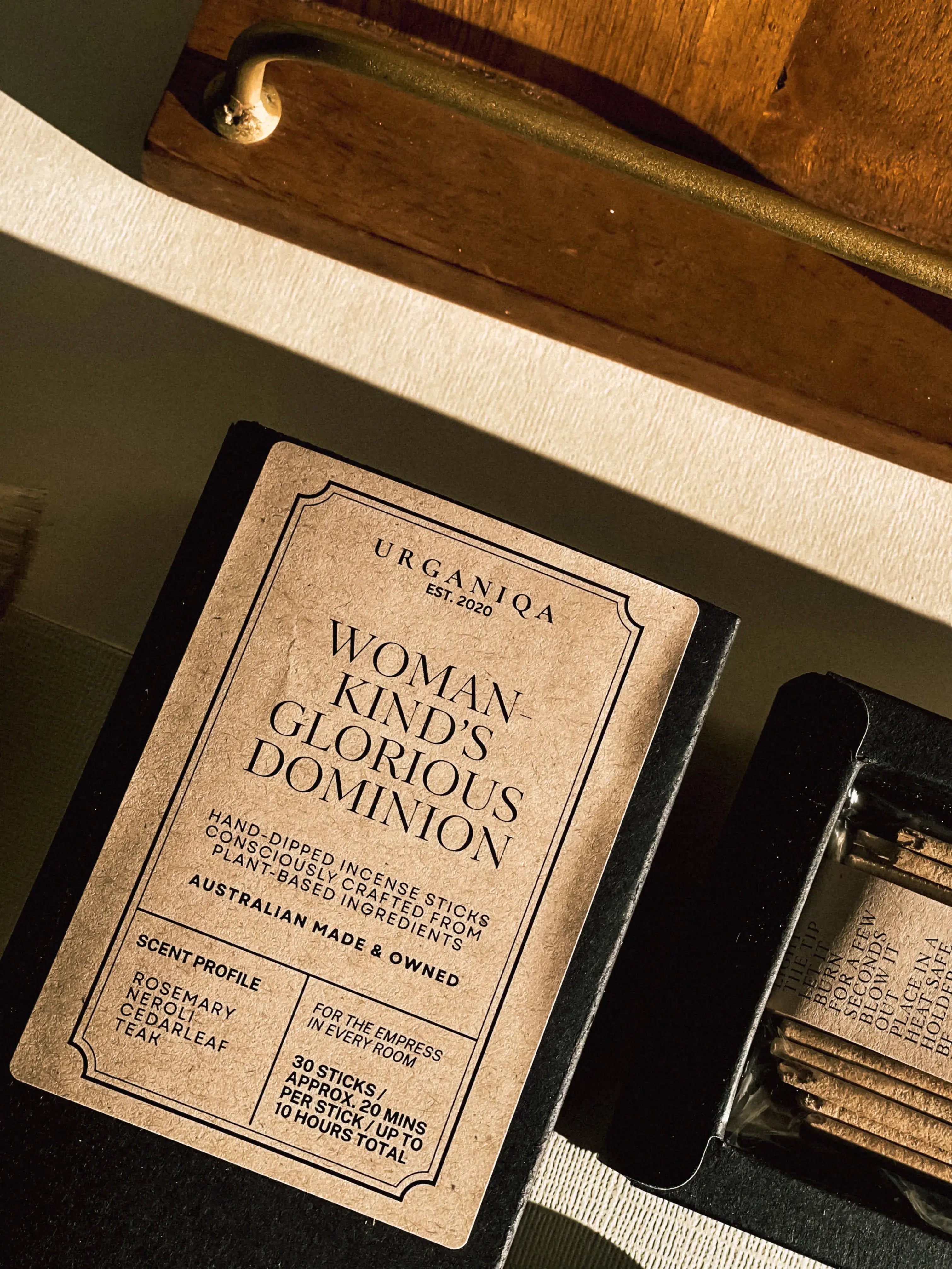 Urganiqa - Womankind's Glorious Dominion Incense | Grounded Collection: Small