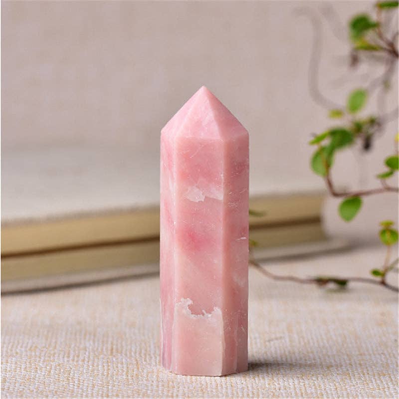 Moon Rituals - Pink Opal Tower - Emotional Healing: 7-8cm