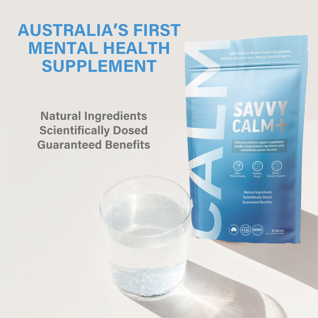 SAVVY BEVERAGES - Functional Calm+ Water - Mental Health Supplement: The Calmest Fortnight
