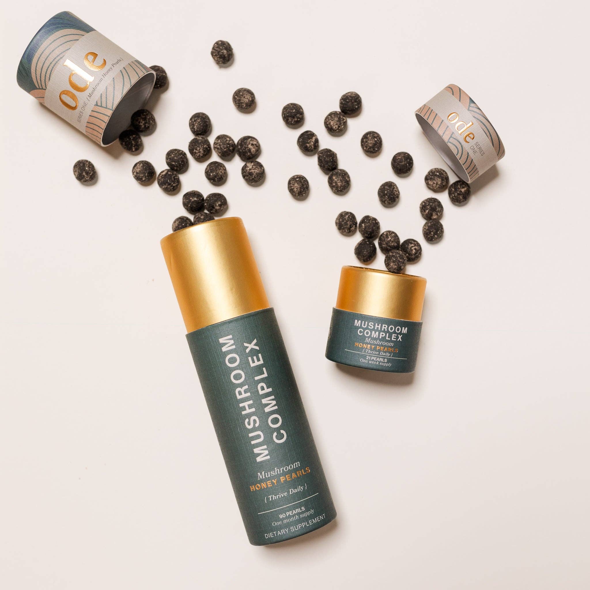 Ode Health - MUSHROOM COMPLEX HONEY PEARLS: 1 Week Supply | 21 Honey Pearls